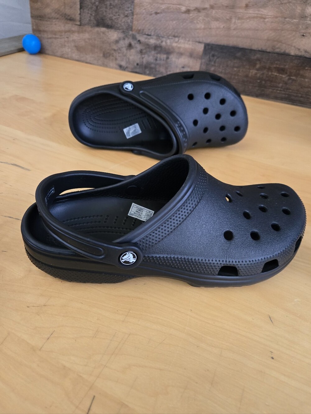 Crocs Classic Clog Slip On Shoes Black Women’s Size 12 Mens Sz 10